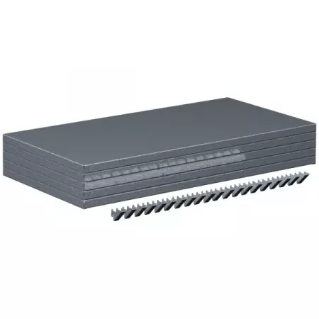 Упаковка полок оцинкованных 5 штук  для стеллажа Феррум 05.155G