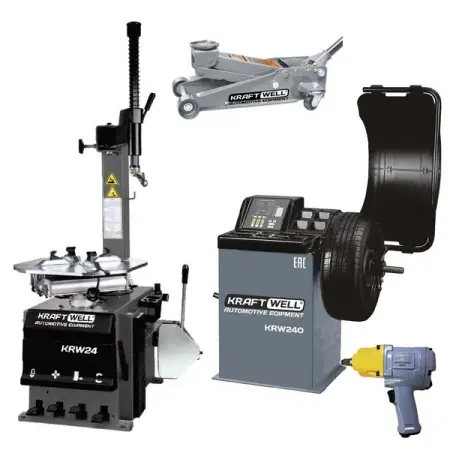 Комплект оборудования для шиномонтажа Бюджетный KRAFTWELL KRW24+KRW240