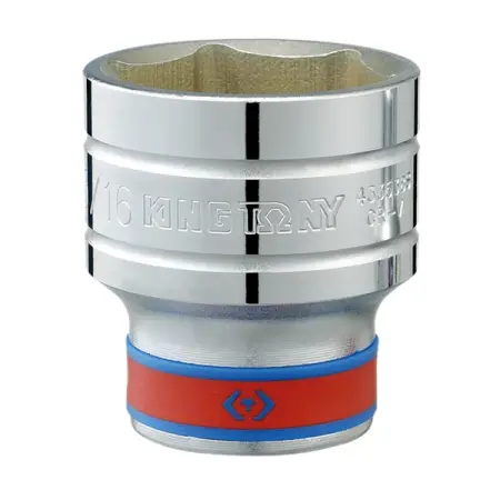 KING TONY 433540S Головка торцевая 1/2" стандартная шестигранная, 1-1/4"