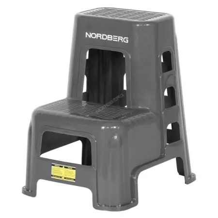 NORDBERG TL35G Табурет-стремянка, 2 ступени, серый