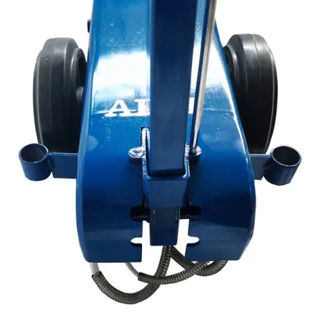 Домкрат подкатной пневмогидравлический, двухштоковый, 80/40 т, AE&T HJ-80/40H