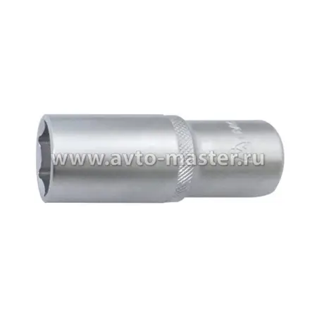 Головка торцевая глубокая 1/2 дюйма шестигранная 19 мм Мастак 001-40019