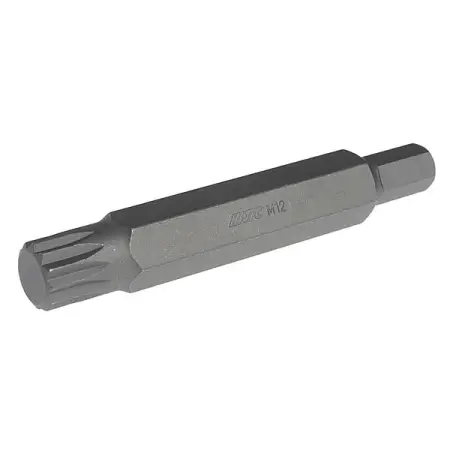Бита SPLINE M12x80 мм, 5/16”, удлиненная, JTC-1268012