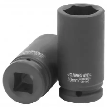 Головка торцевая ударная глубокая 6-гранная 3/4"DR, 30 мм, Jonnesway, S03AD6130