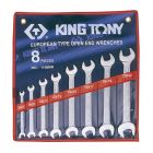 Набор ключей рожковых 6-22 мм 8 предметов King Tony 1108MR