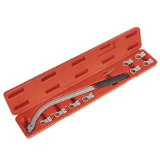 Набор инструментов ключей для натяжения ремня, 12-19 мм, 10 предметов Мастак 103-20116C