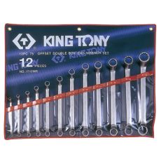 Набор ключей накидных 6-32 мм 12 предметов King Tony 1712MR