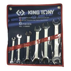 Набор ключей рожковых 8-22 мм, 6 предметов King Tony 1106MR