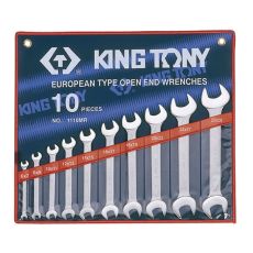 Набор ключей рожковых 6-28 мм 10 предметов King Tony 1110MR