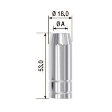 Газовое сопло 10,5 мм для FB 150 (5 шт) FUBAG FB150.N.10.5