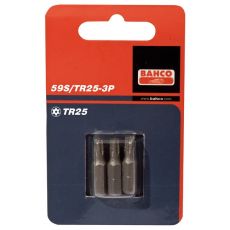 BAHCO 59S/TR7-3P Набор вставок (бит) 1/4 дюйма TORX TR7, 25 мм, 3 предмета