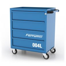 Тележка инструментальная серии “L” с 4 ящиками, синяя, Ferrum 02.004L-5015