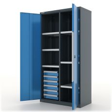 Шкаф инструментальный Premium, серо-синий, Ferrum 13.2661-7016/5015