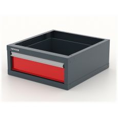 Подвесной ящик для инструментов для верстака Premium, серо-красный, Ferrum 15.101-7016/3000