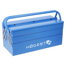 Ящик для инструментов металлический 450x205x200 мм, 5 отделений, HOEGERT HT7G077