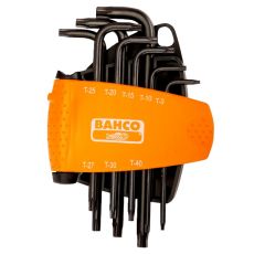 BAHCO BE-9585 Набор Г-образных ключей TORX, удлиненных, T9-T40, 8 предметов