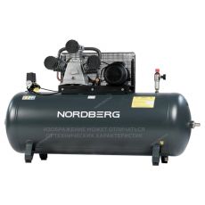 NORDBERG NCP500/1400 Компрессор поршневой с ременной передачей 380В, ресив. 500л, 1400л/мин