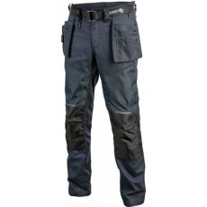 Рабочие штаны с карманами в виде кобуры, темно-синие, HOEGERT Nekar, размер S HT5K365-S