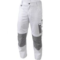Рабочие штаны, белые, HOEGERT Salm, размер L HT5K363-L