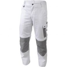 Рабочие штаны, белые, HOEGERT Salm, размер 2XL HT5K363-2XL