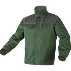 Рабочая куртка темно-зеленая HOEGERT Ruwer, размер 2XL, HT5K359-2XL
