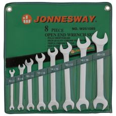 Набор ключей гаечных рожковых в сумке, 6-22 мм, 8 предметов, Jonnesway W25108S