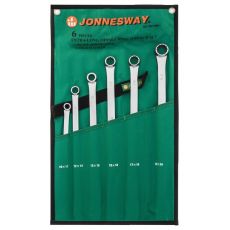 Набор ключей гаечных накидных удлиненный CrMo в сумке, 10-24 мм, 6 предметов, Jonnesway W61106S