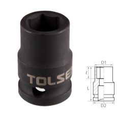 Головка торцевая ударная шестигранная 1/2", 13 мм, TOLSEN TT18213