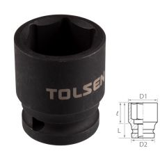 Головка торцевая ударная шестигранная 1/2", 22 мм, TOLSEN TT18222