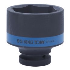 KING TONY 853595M Головка торцевая ударная 1 дюйм шестигранная, 95 мм