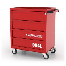 Тележка инструментальная серии “L” с 4 ящиками, красная, Ferrum 02.004L-3000