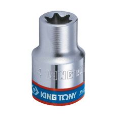 KING TONY 337518M Головка торцевая TORX Е-стандарт 3/8 дюйма, Е18, L=28 мм