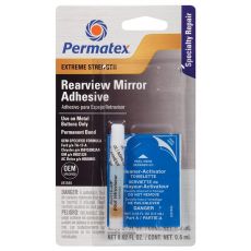 Клей для зеркала заднего вида супер прочный, 0,3 мл, Permatex Extreme Rearview Mirror Professional Strength Adhesive