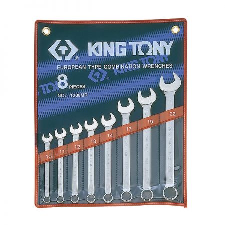 Набор ключей комбинированных 10-22 мм 8 предметов King Tony 1208MR