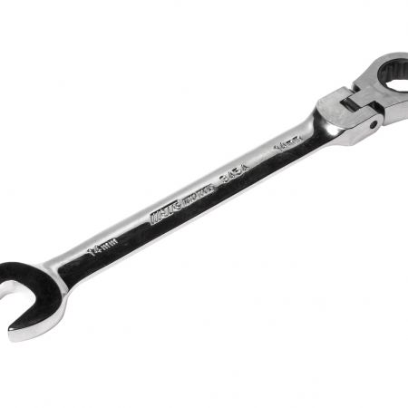 Ключ комбинированный 14х14мм трещоточный шарнирный JTC