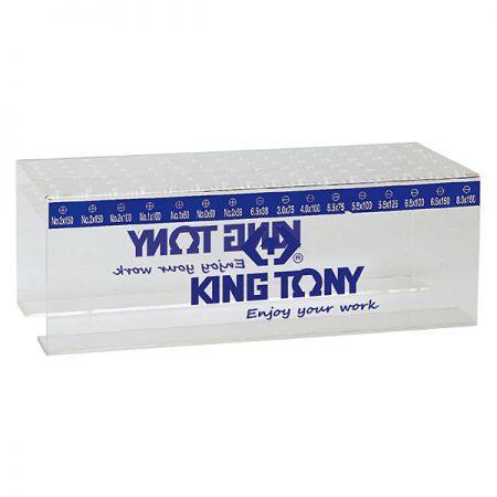 KING TONY 87110 Подставка для отверток на 72 предмета, плексиглас