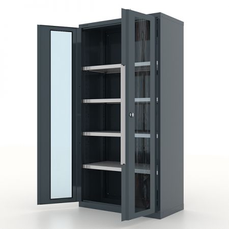 Шкаф инструментальный Premium, серый, двери со стеклом, Ferrum 13.1042-7016
