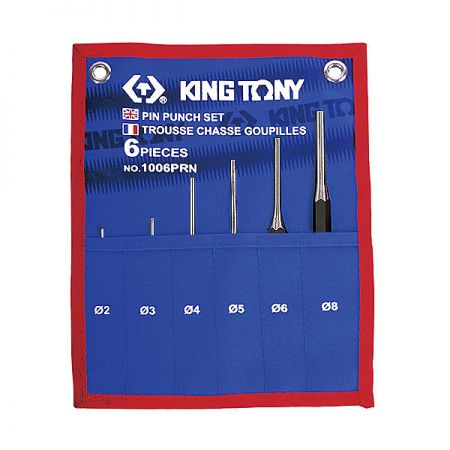 Набор инструментов выколоток, 6 предметов, King Tony 1006PRN