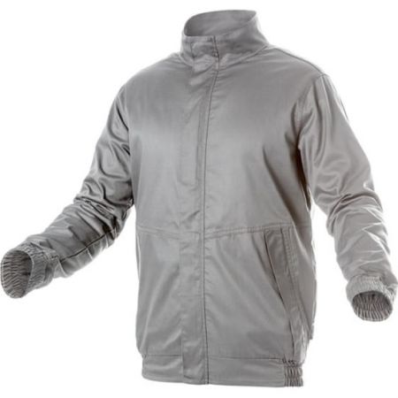 Рабочая куртка светло-серая HOEGERT Fabian, размер XL HT5K310-XL