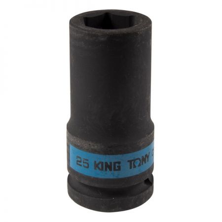 KING TONY 643525M Головка торцевая ударная глубокая шестигранная 3/4", 25 мм