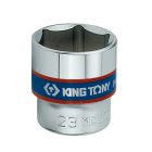 KING TONY 9-3523MRV11 Набор торцевых головок 3/8 дюйма с принадлежностями, 6-24 мм, ложемент, 23 предмета