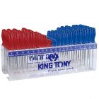 KING TONY 87111 Подставка для отверток на 114 предметов, плексиглас