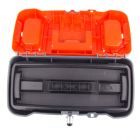 Ящик для инструментов пластиковый с металлическими замками 16", 410x210x175 мм, Stels 90711