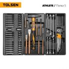 Набор инструментов ATHLETE в черной тележке, 189 предметов, TOLSEN TT85412