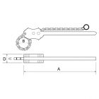 BAHCO 372-1.1/2 Ключ трубный цепной, 1.1/2 дюйма (38 мм)