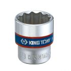 KING TONY 3023MRV11 Набор торцевых головок 3/8 дюйма, 6-24 мм, 23 предмета