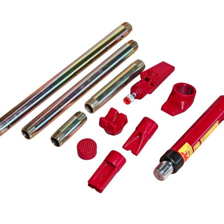 Набор инструментов 38 предметов гидравлический 10т для ремонта кузова в кейсе JTC-HB610