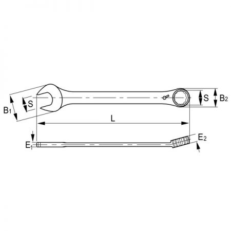 Комбинированный ключ с храповиком 7 мм IRIMO 18-07-1