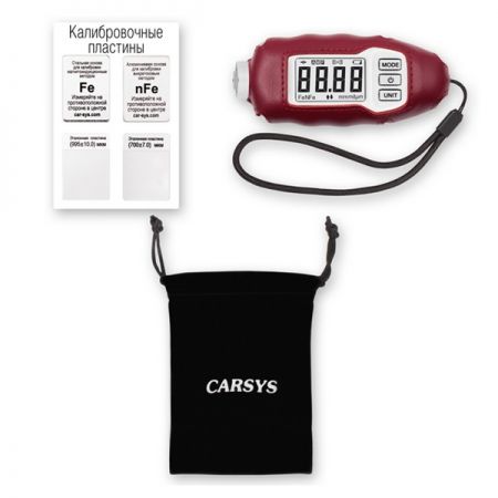 Измеритель толщины покрытий (толщиномер) CARSYS DPM-816 Pro (комплект, белый)