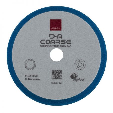 Полировальный диск из поролона (грубый), синий, 150/180 мм (1 шт) RUPES D-A COARSE 9.DA180H